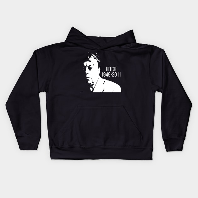 Christopher Hitchens - Hitch Memorial Kids Hoodie by godlessmom